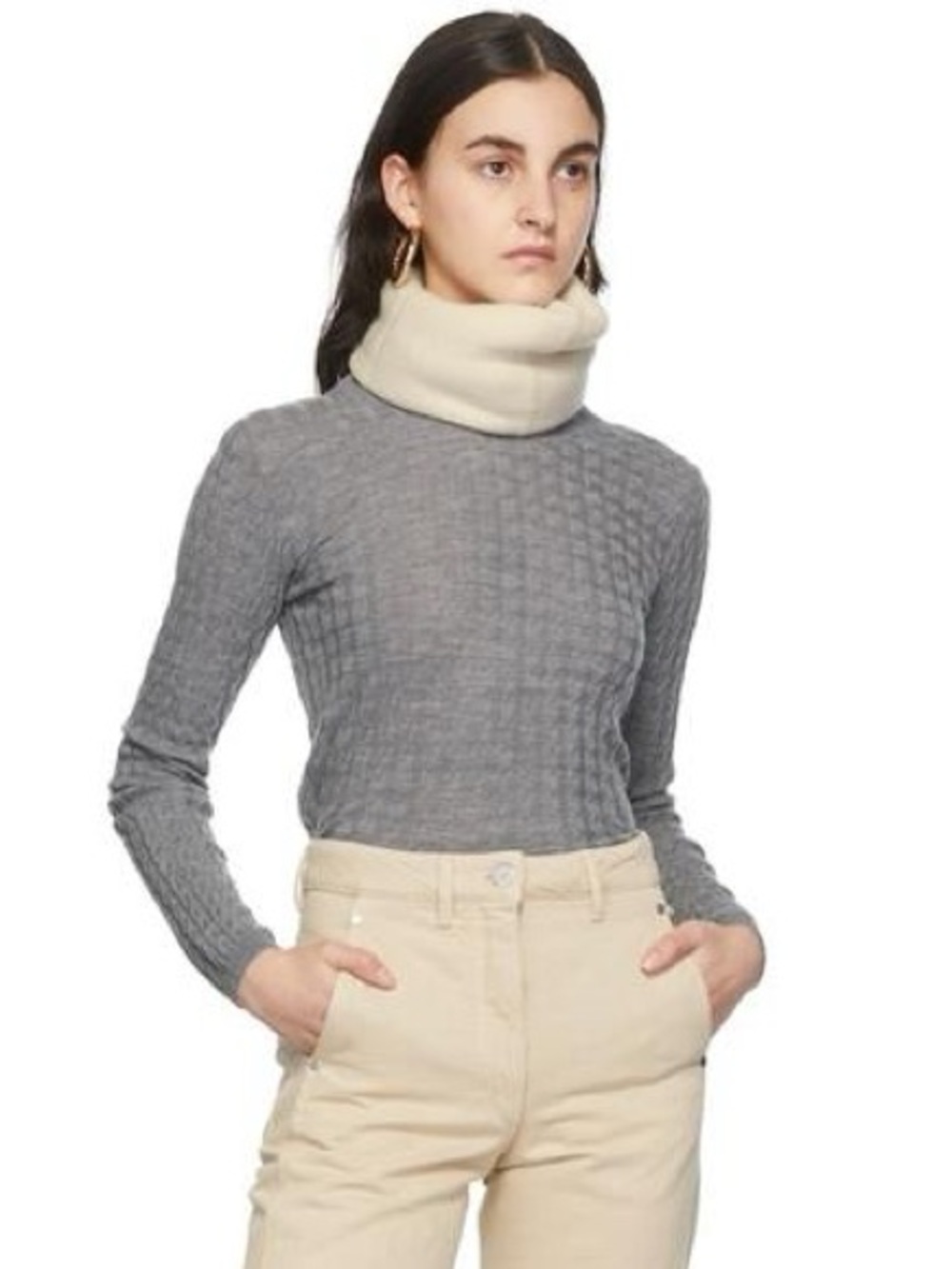 NWT Toteme Cashmere Collar, Cava
